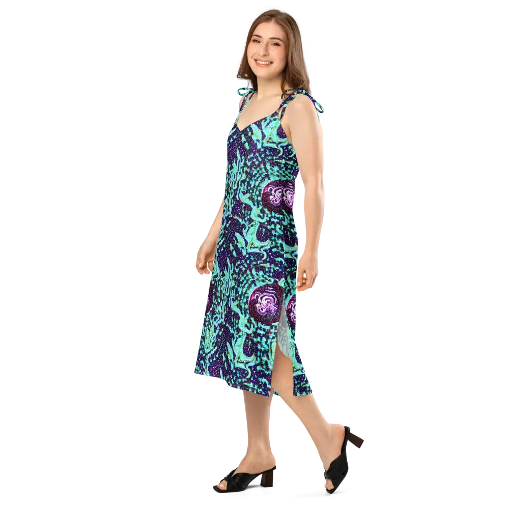 Midnight Electric on Slip Dress — Left Front