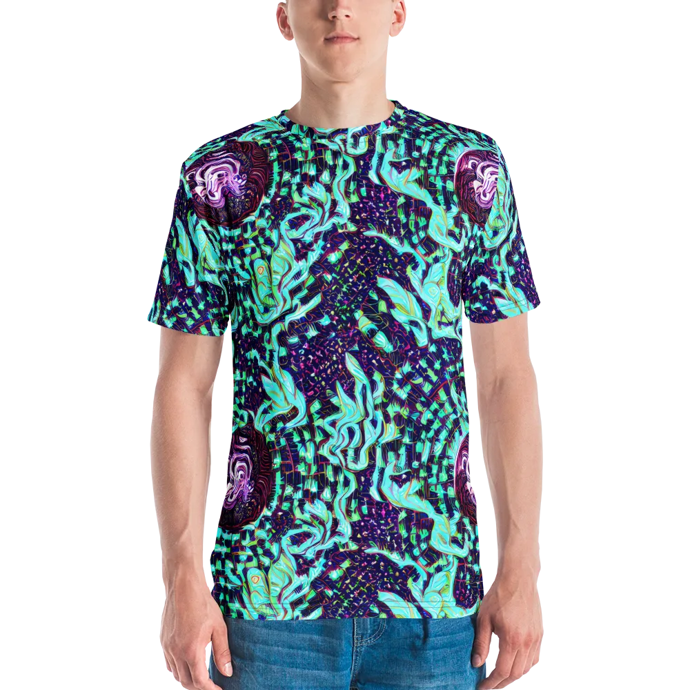 Midnight Electric on Men's Crew Neck T-Shirt — Front