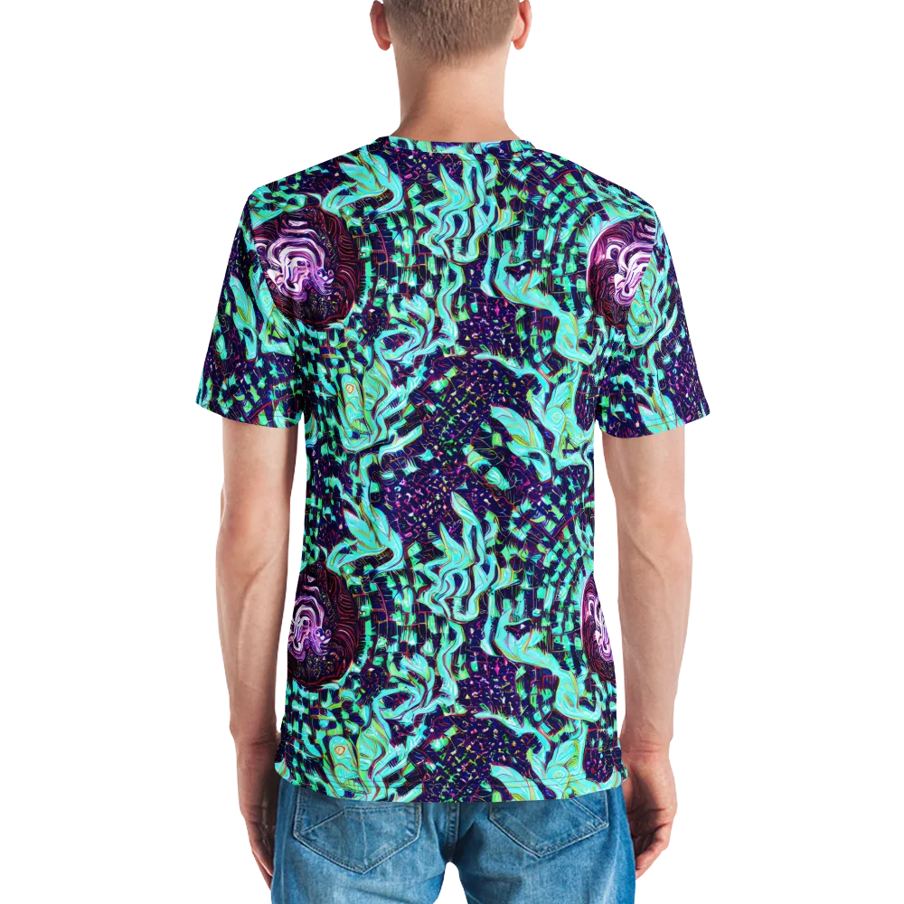 Midnight Electric on Men's Crew Neck T-Shirt — Back