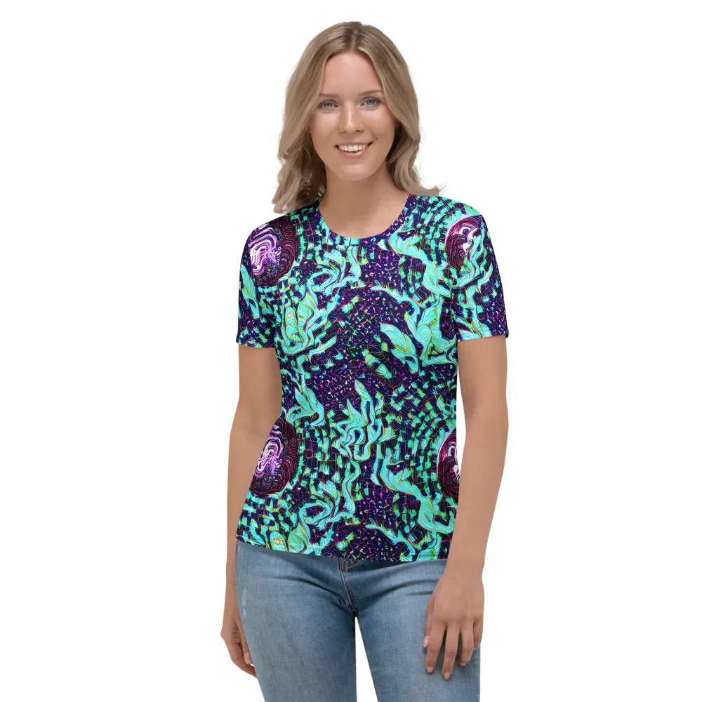 Midnight Electric on Women's Crew Neck T-Shirt — Front