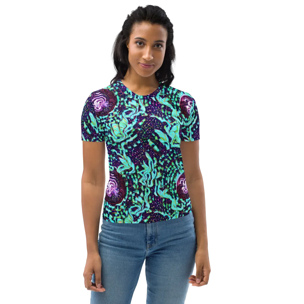 Midnight Electric on Women's Crew Neck T-Shirt — Front