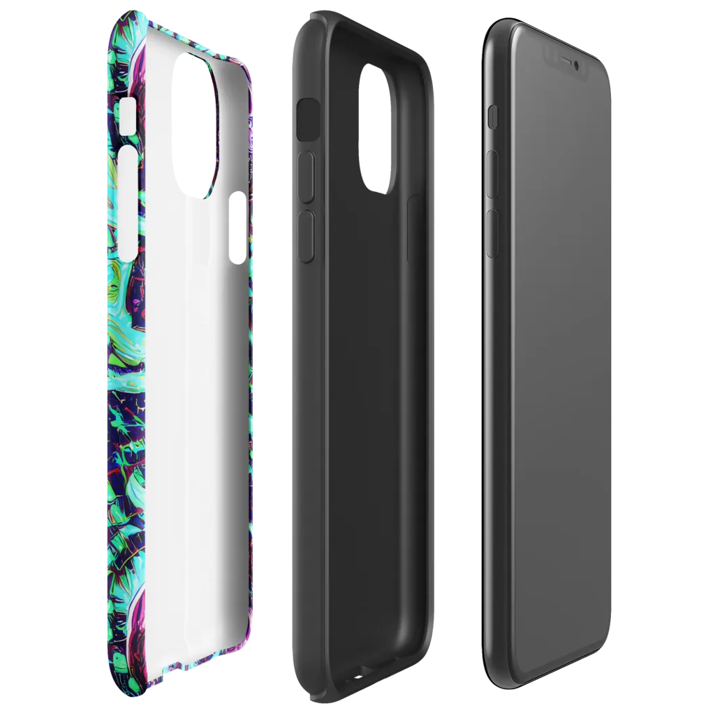 Midnight Electric on Tough Case for iPhone® — Right
