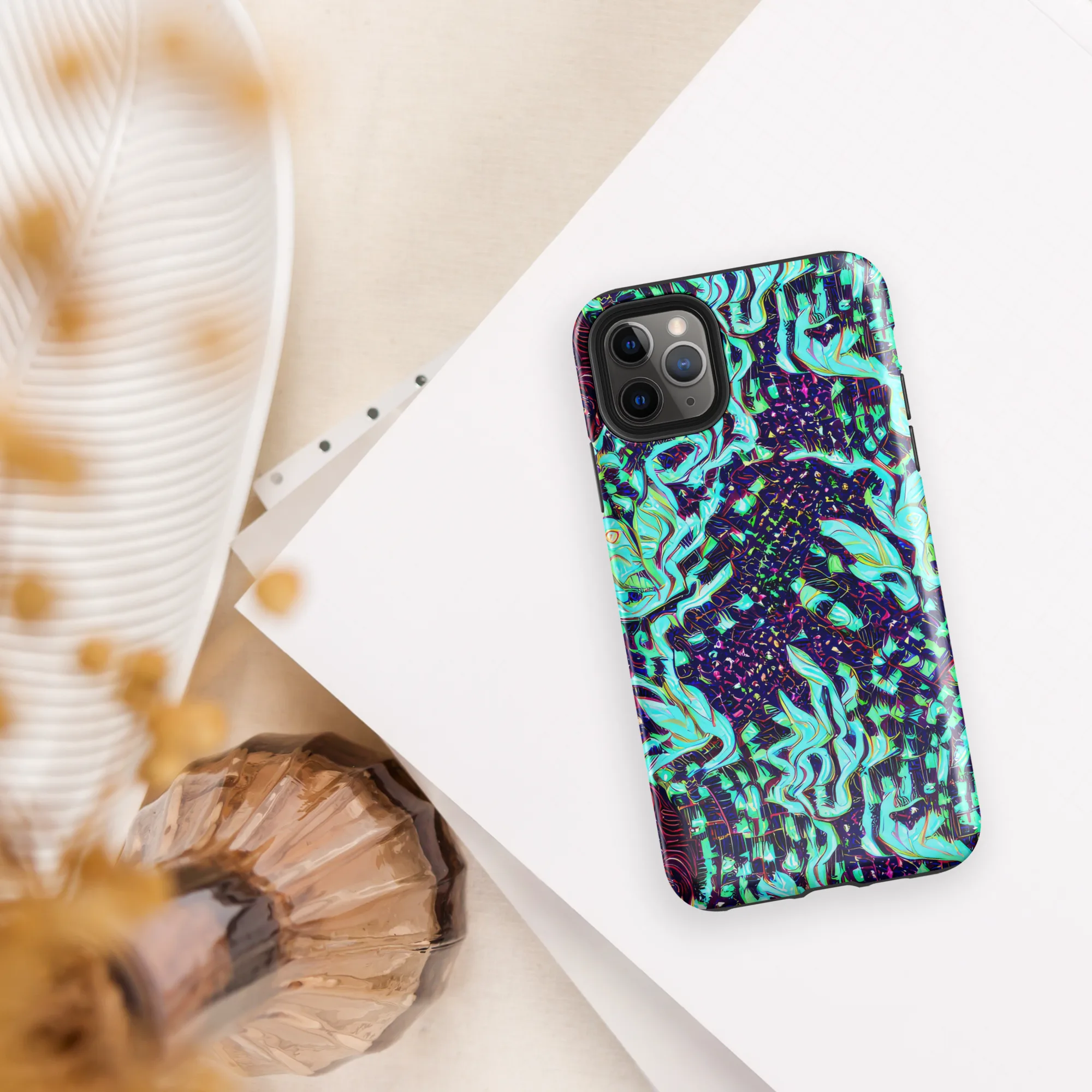 Midnight Electric on Tough Case for iPhone® — Front