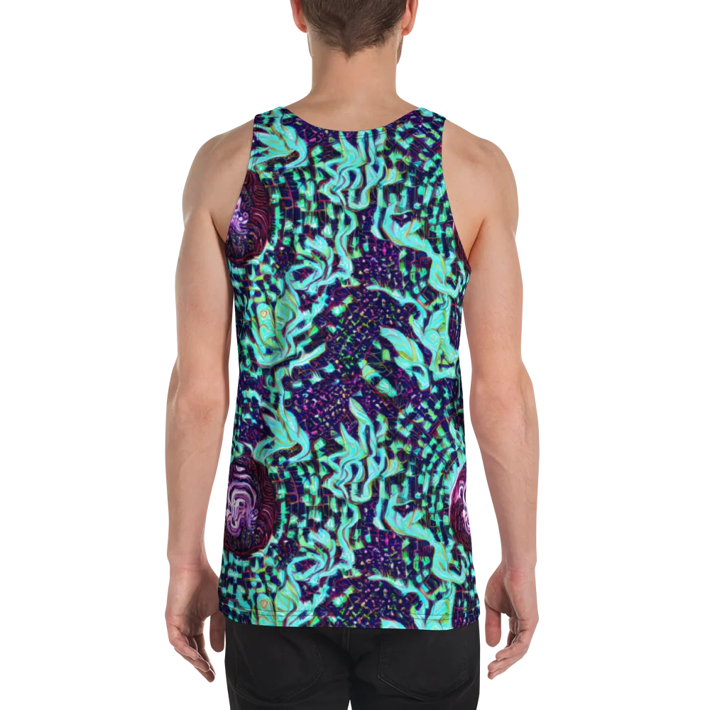 Midnight Electric on Men's Tank Top — Back