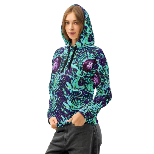 Midnight Electric on a Cotton Hoodie