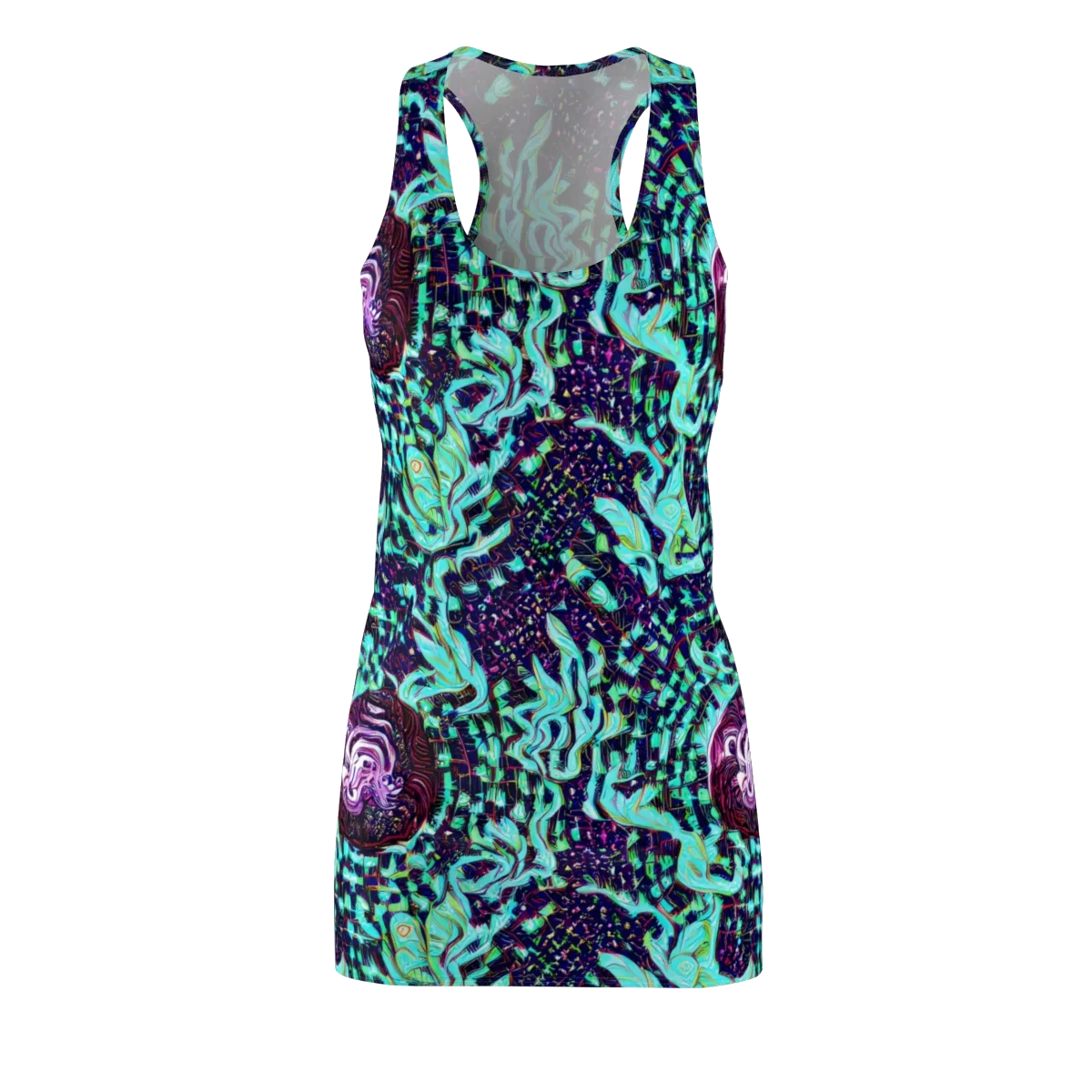 Midnight Electric on Racerback Dress — Front