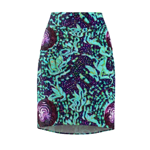 Midnight Electric on a Pencil Skirt