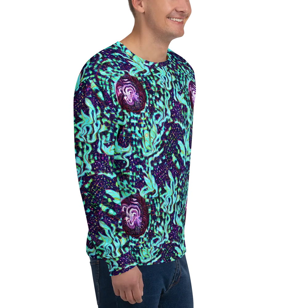 Midnight Electric on Sweatshirt — Right Front