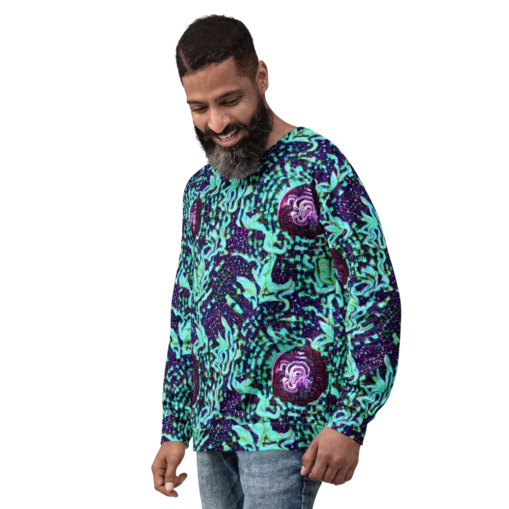 Midnight Electric on Sweatshirt — Left Front