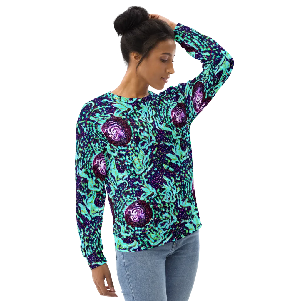 Midnight Electric on Sweatshirt — Right Front