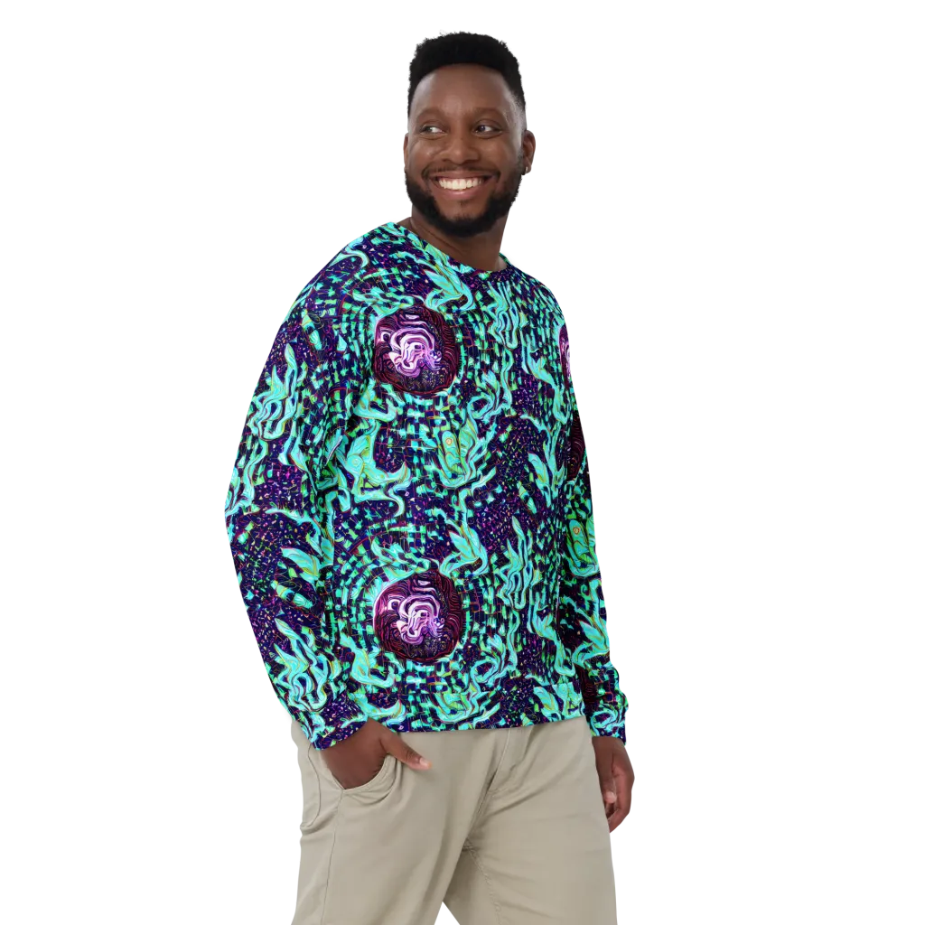 Midnight Electric on Sweatshirt — Front