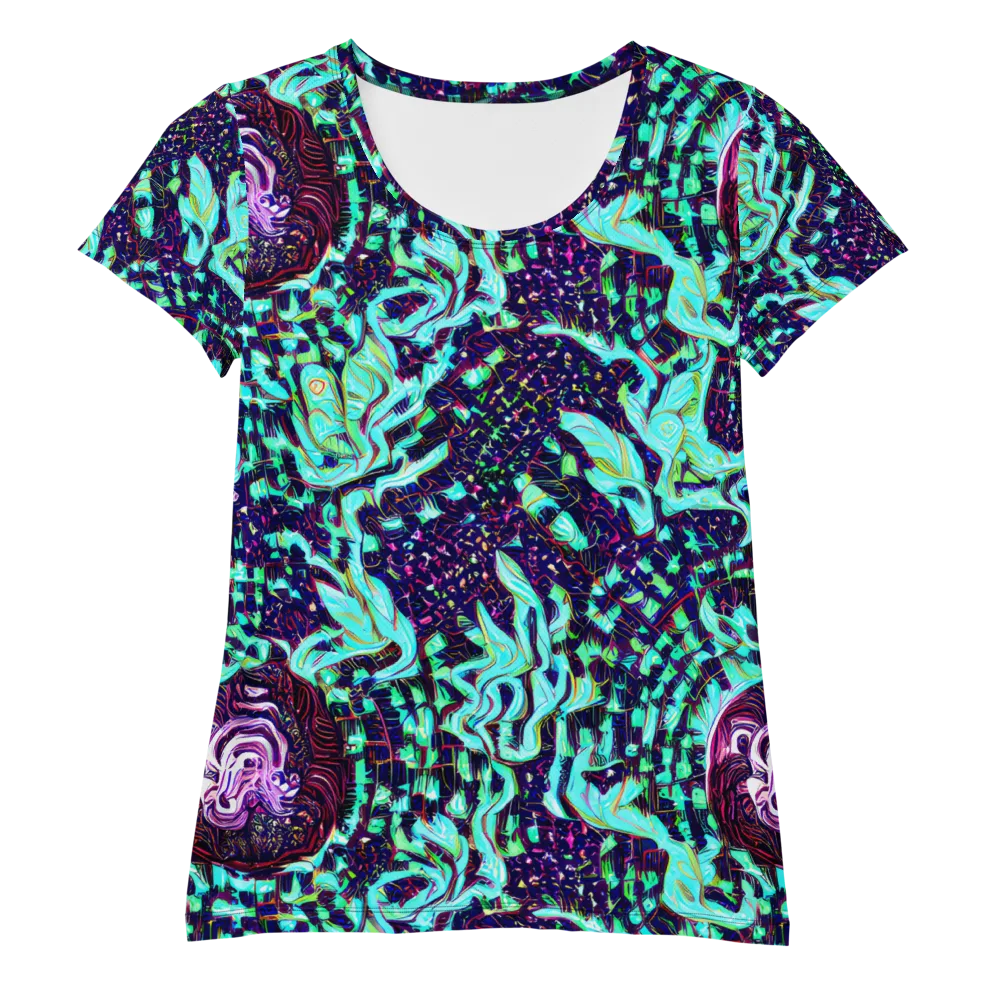 Midnight Electric on Women's Athletic T-Shirt — Front