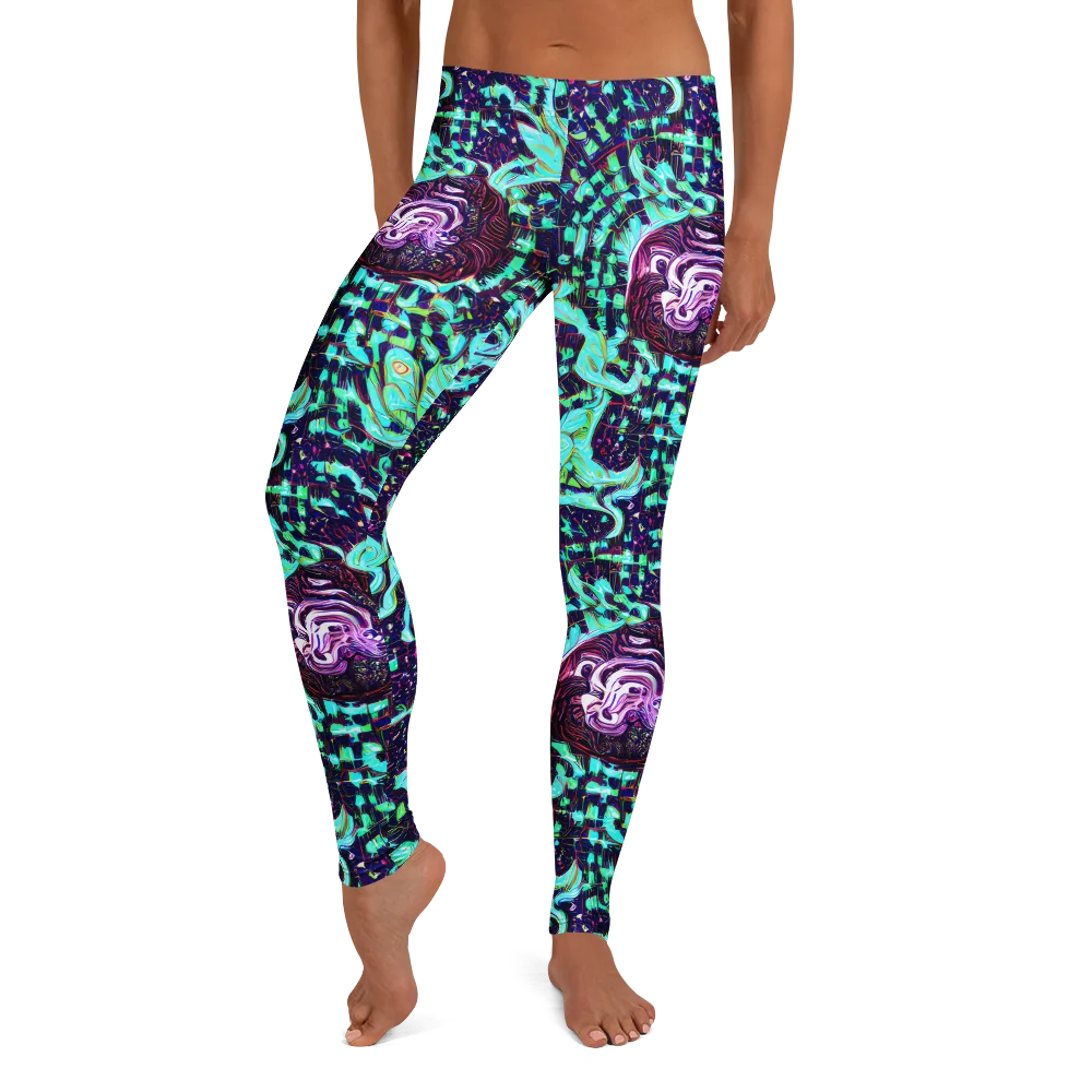 Midnight Electric on Leggings — Front