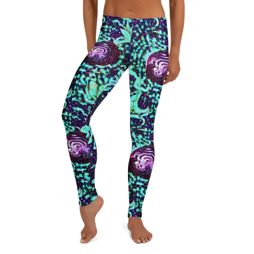 Midnight Electric on a Leggings