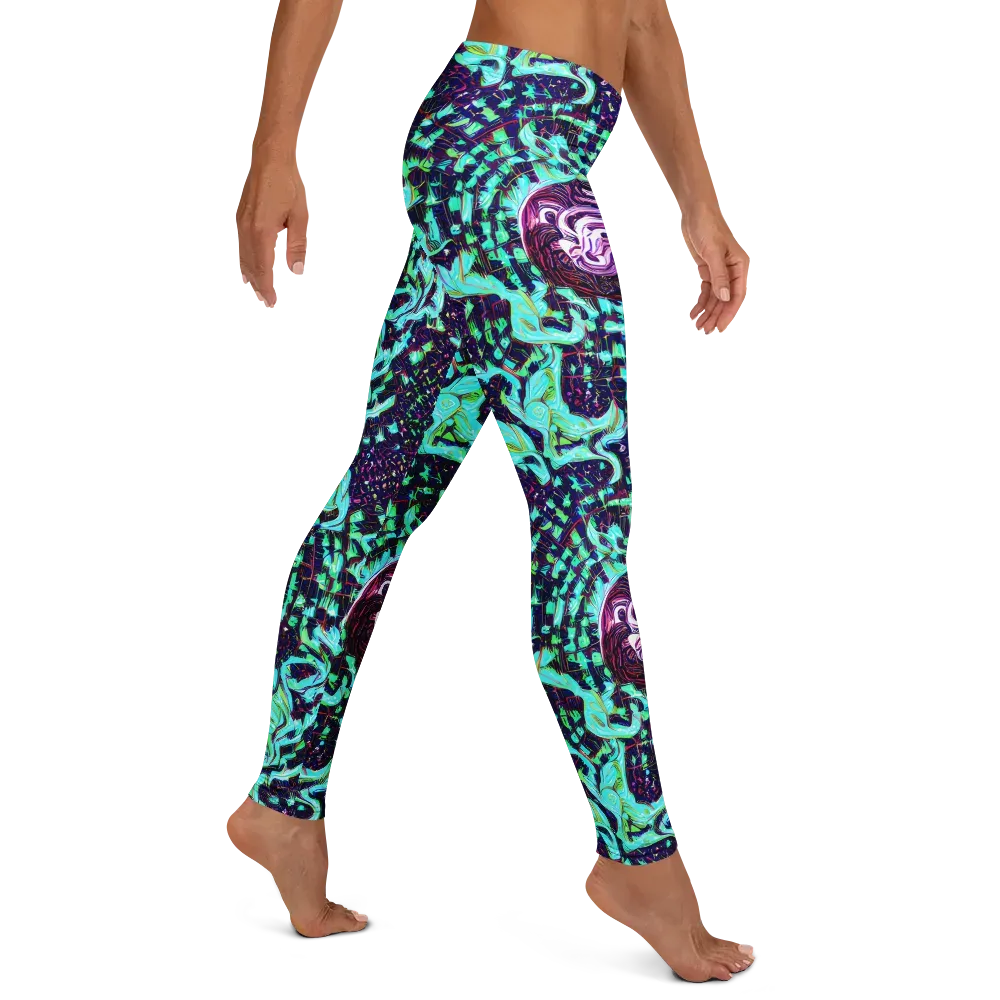 Midnight Electric on Leggings — Right