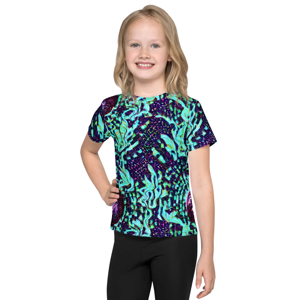 Midnight Electric on Kids Crew Neck T-Shirt — Front