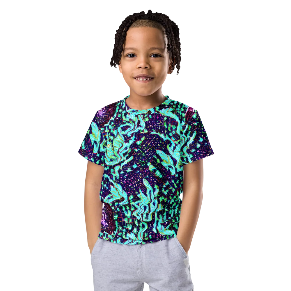 Midnight Electric on Kids Crew Neck T-Shirt — Front