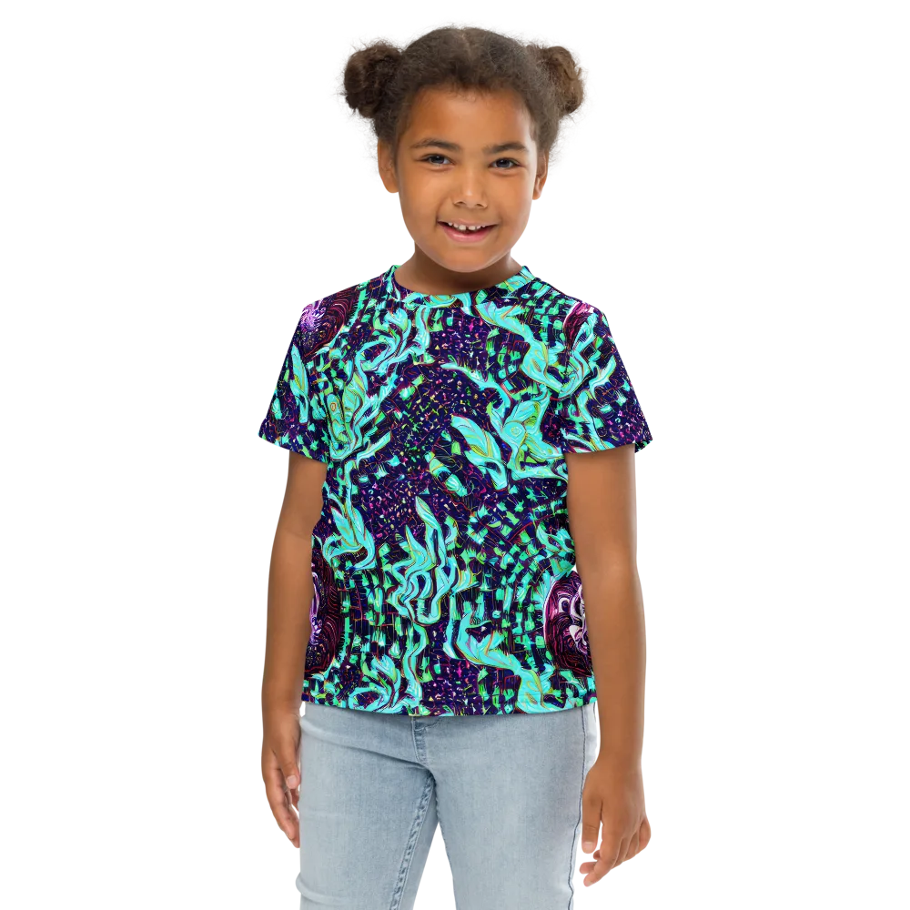 Midnight Electric on Kids Crew Neck T-Shirt — Front