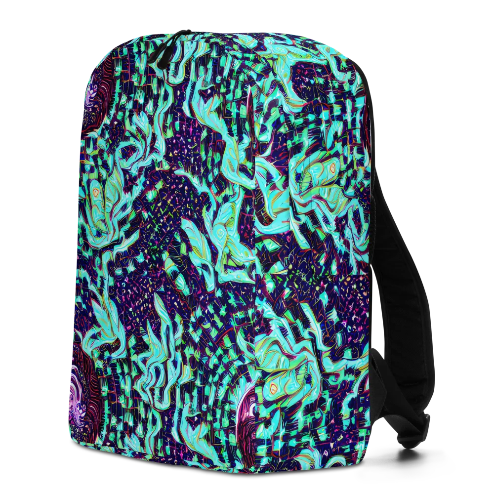 Midnight Electric on Minimalist Backpack — Left