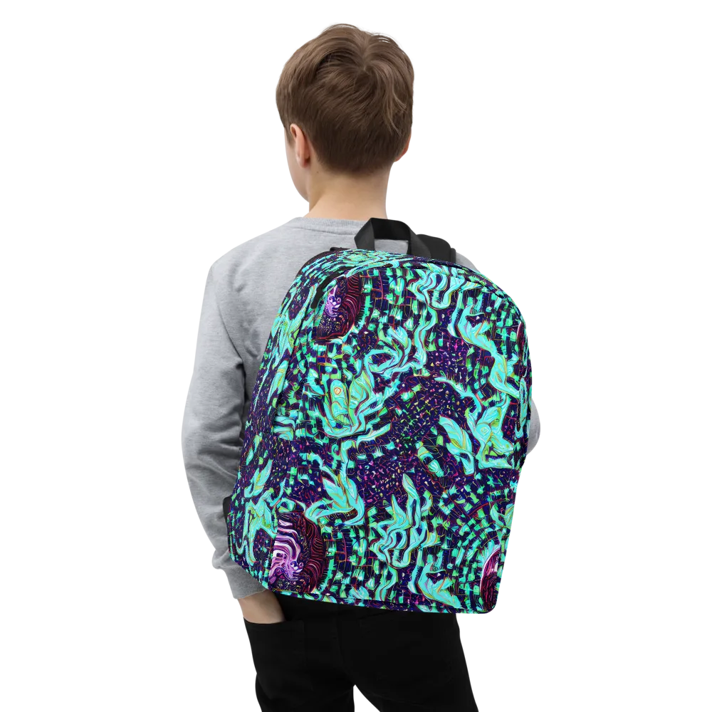 Midnight Electric on Minimalist Backpack — Zoomed-in