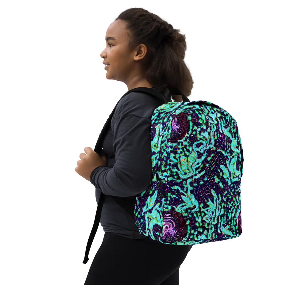 Midnight Electric on Minimalist Backpack — Right Front