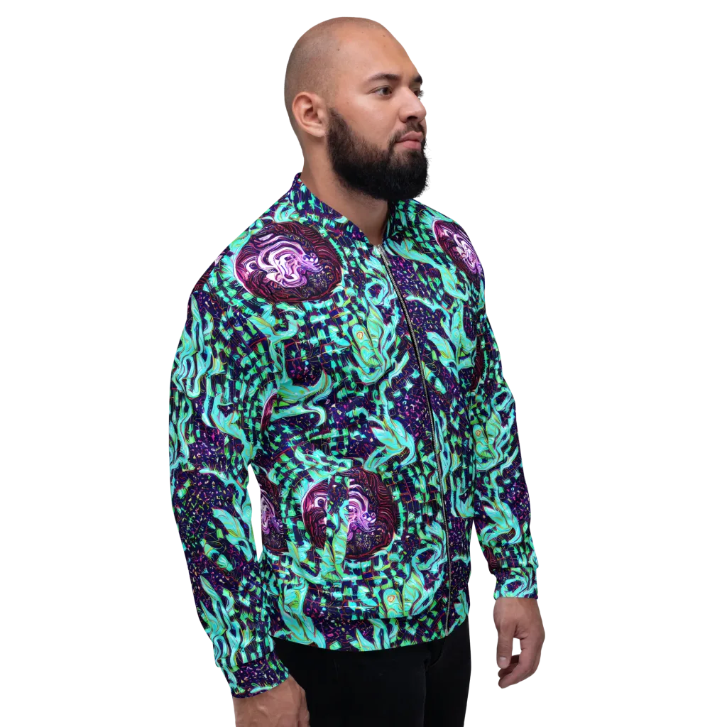 Midnight Electric on Bomber Jacket — Right