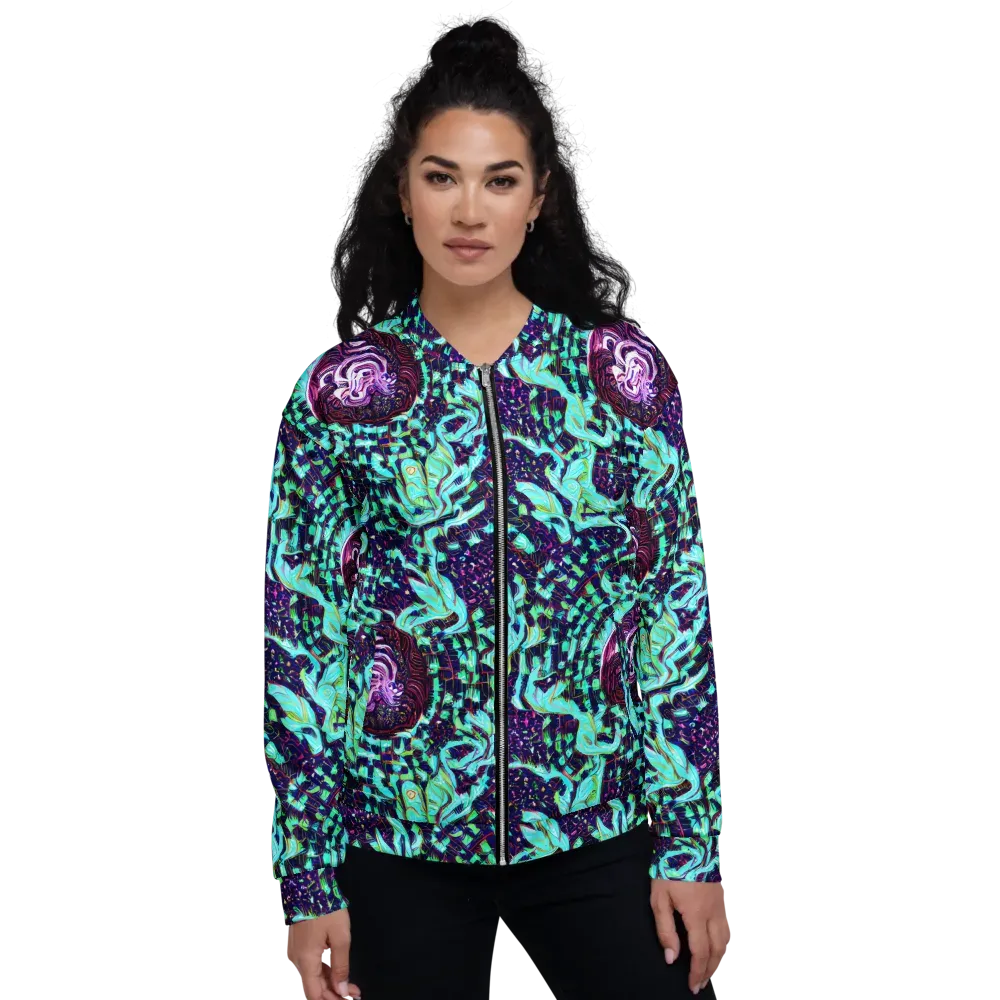 Midnight Electric on Bomber Jacket — Front