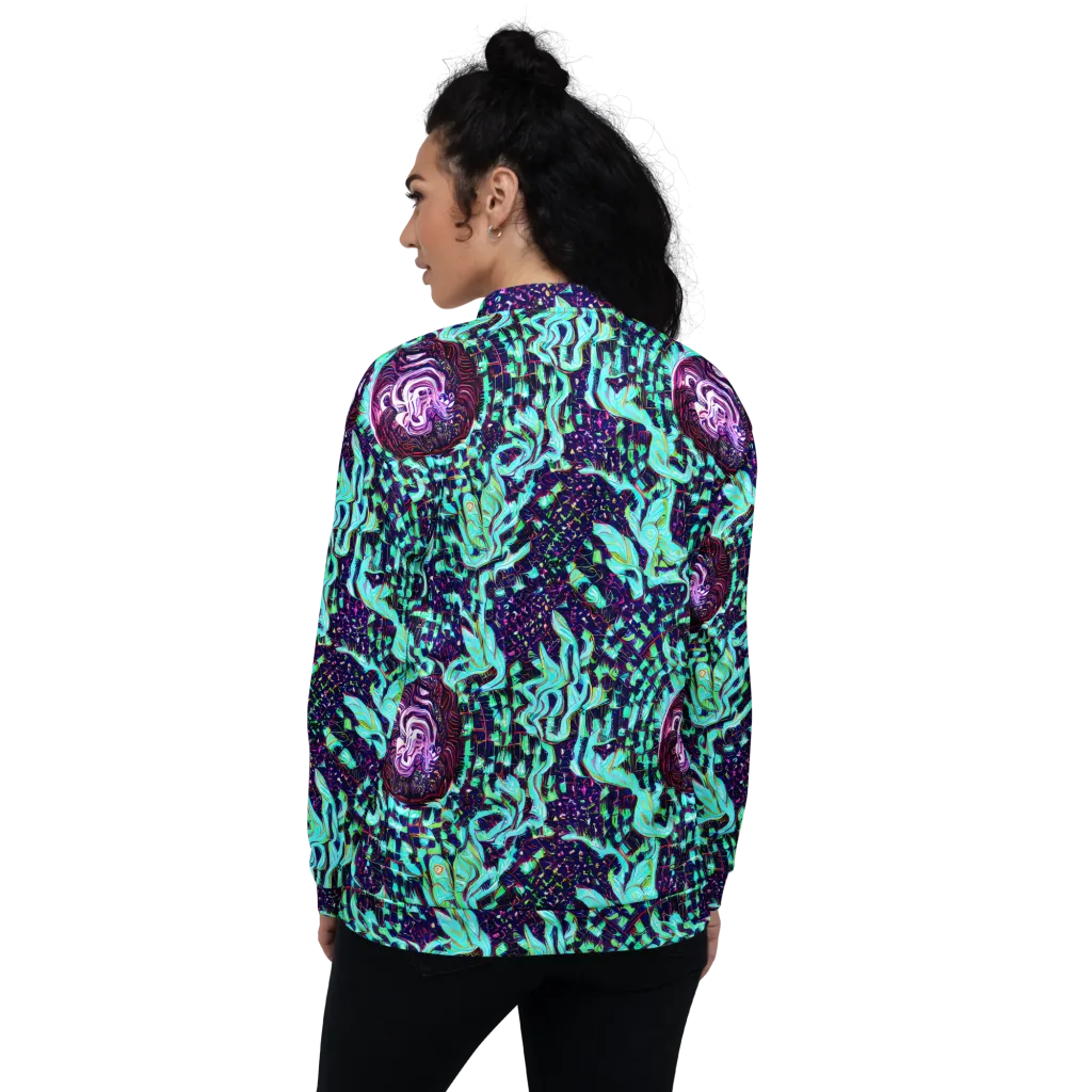 Midnight Electric on Bomber Jacket — Back