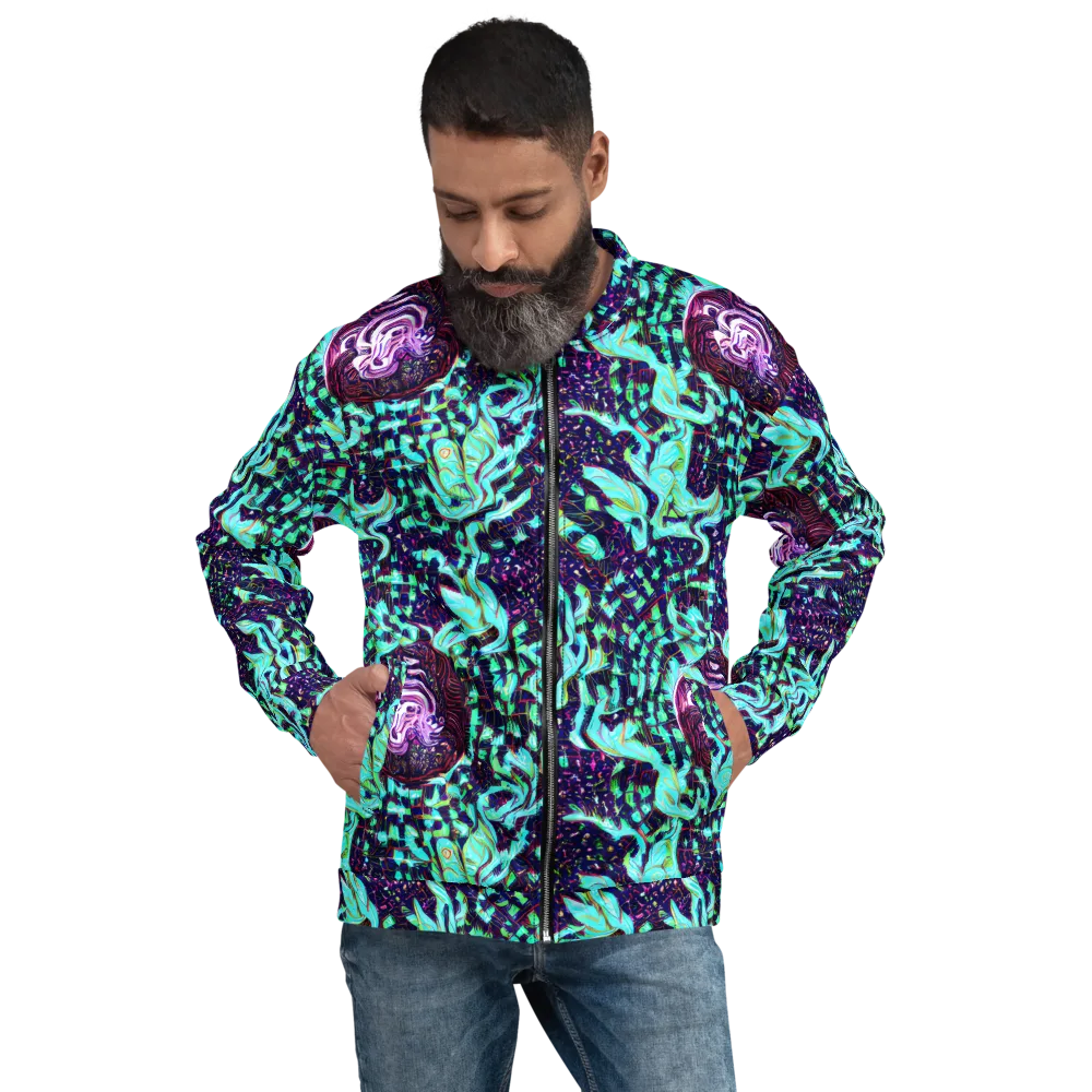 Midnight Electric on Bomber Jacket — Front
