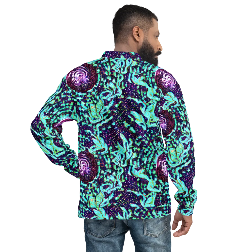 Midnight Electric on Bomber Jacket — Back