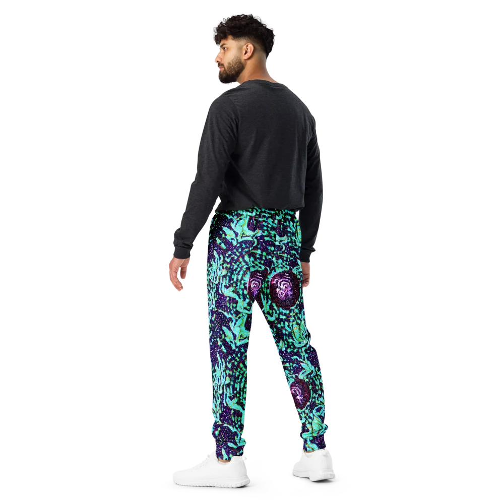 Midnight Electric on Men's Joggers — Back