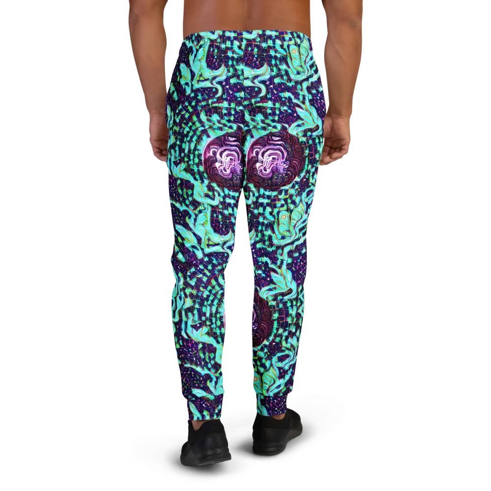Midnight Electric on Men's Joggers — Back