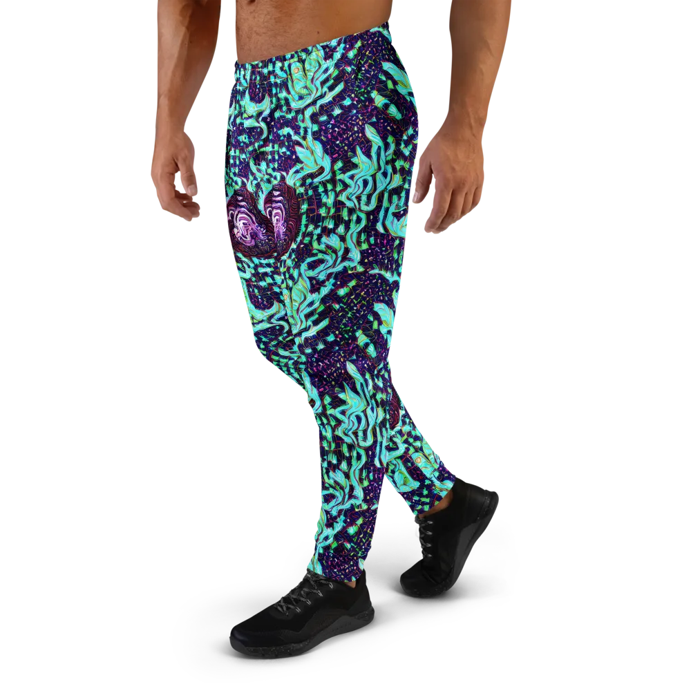 Midnight Electric on Men's Joggers — Left