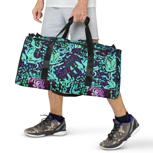 Midnight Electric on a Duffle Bag