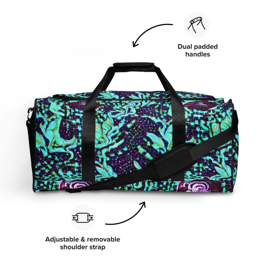 Midnight Electric on Duffle Bag — Front