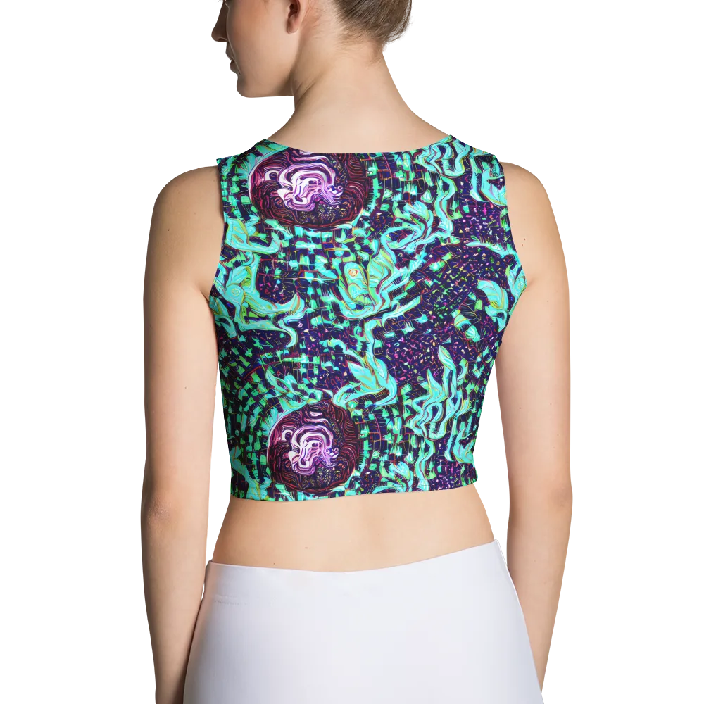 Midnight Electric on Crop Top — Back