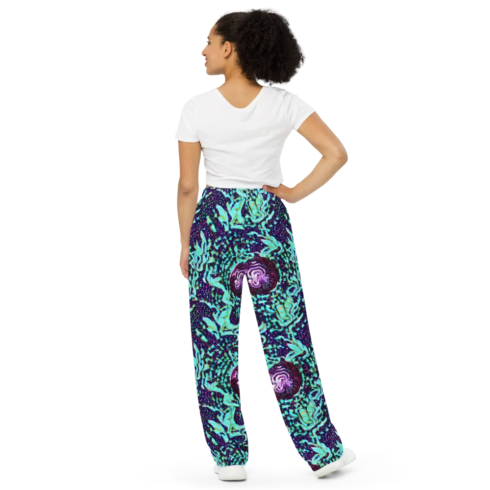Midnight Electric on Wide-Leg Pants — Back