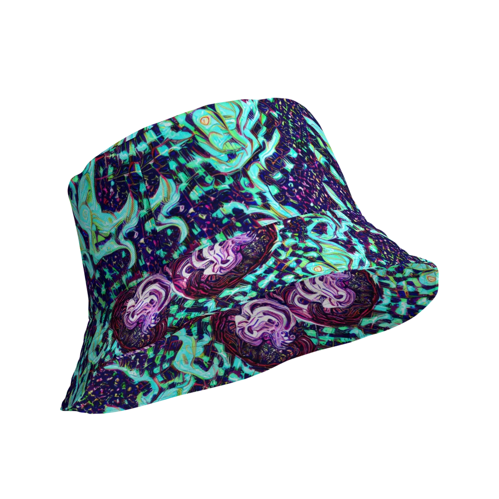 Midnight Electric on Reversible Bucket Hat — Product details Outside
