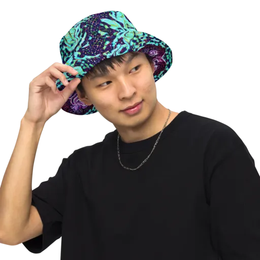 Midnight Electric on a Reversible Bucket Hat