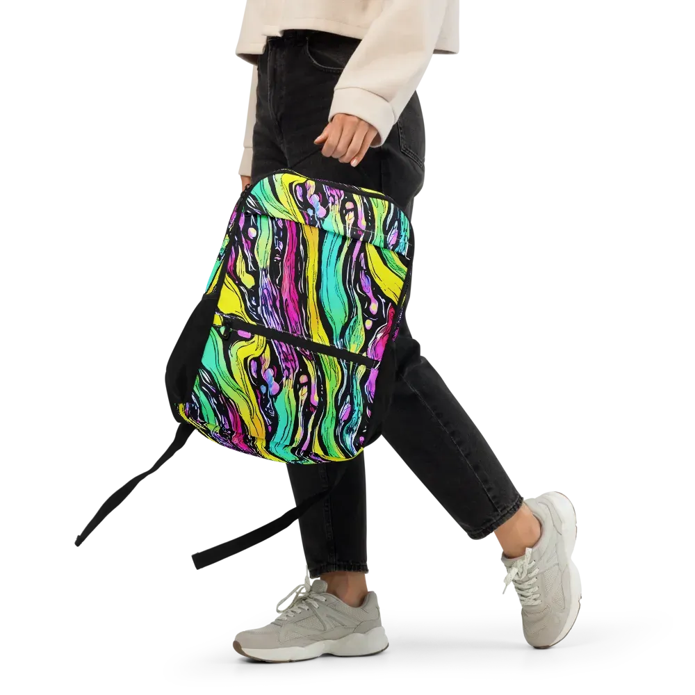 Neon Wildwater on Utility Backpack — Front