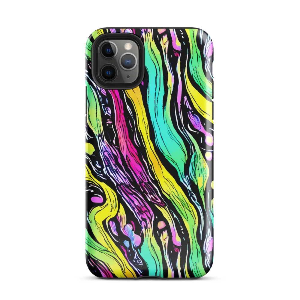 Neon Wildwater on Tough Case for iPhone® — Front