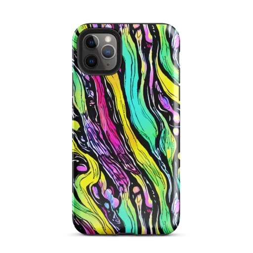 Neon Wildwater on a Tough Case for iPhone®