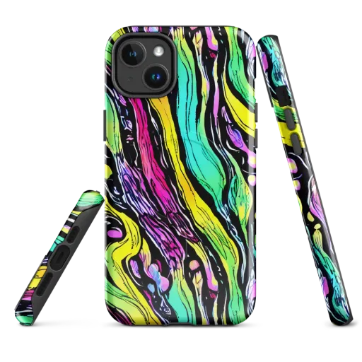 Neon Wildwater on a MagSafe Tough Case for iPhone®