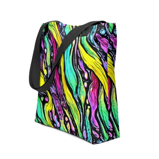 Neon Wildwater on a Tote Bag
