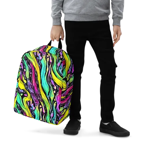 Neon Wildwater on a Minimalist Backpack