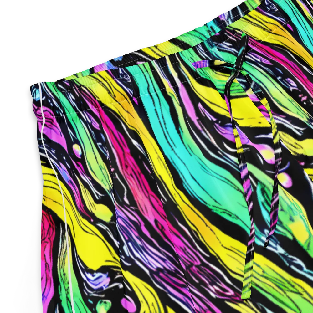 Neon Wildwater on Women's Pajama Shorts — Product details