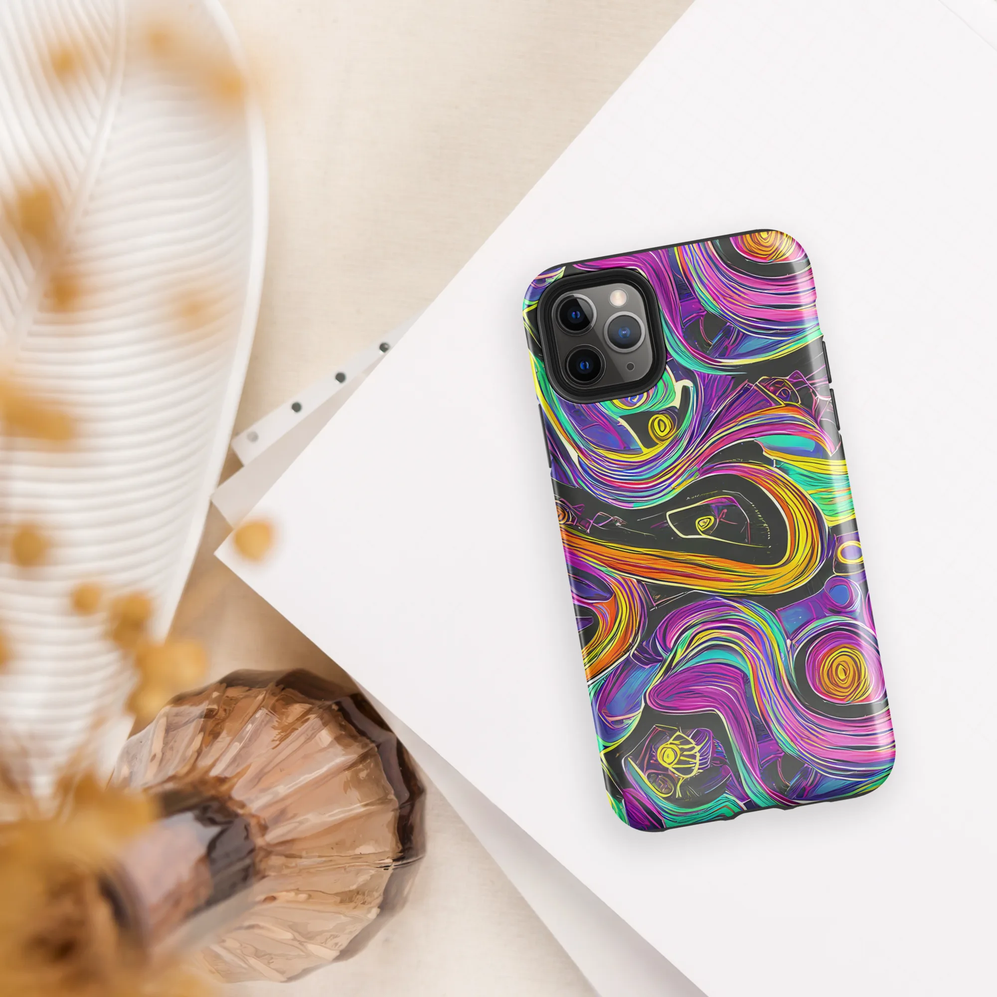 Sonic Spiral on Tough Case for iPhone® — Front