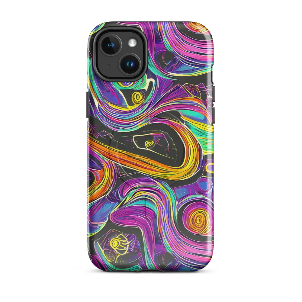 Sonic Spiral on MagSafe Tough Case for iPhone® — Front