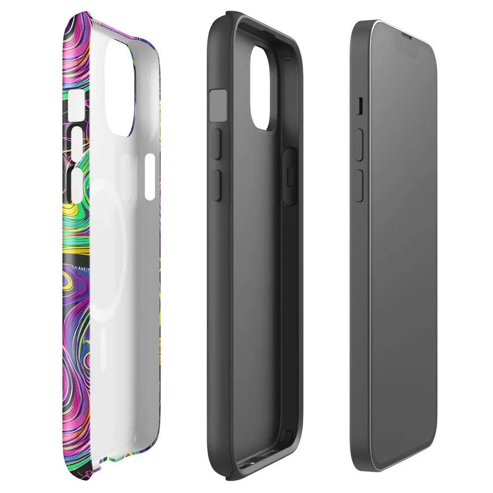 Sonic Spiral on MagSafe Tough Case for iPhone® — Front