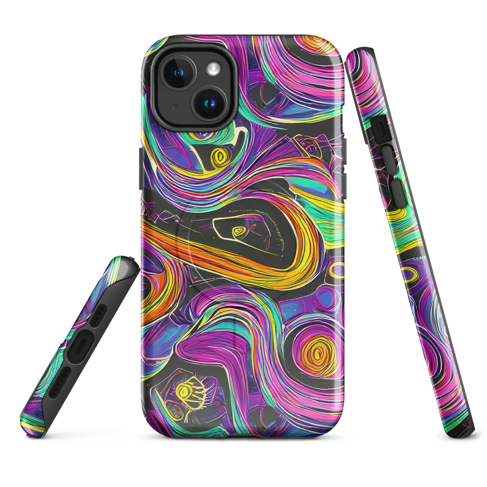 Sonic Spiral on MagSafe Tough Case for iPhone® — Front